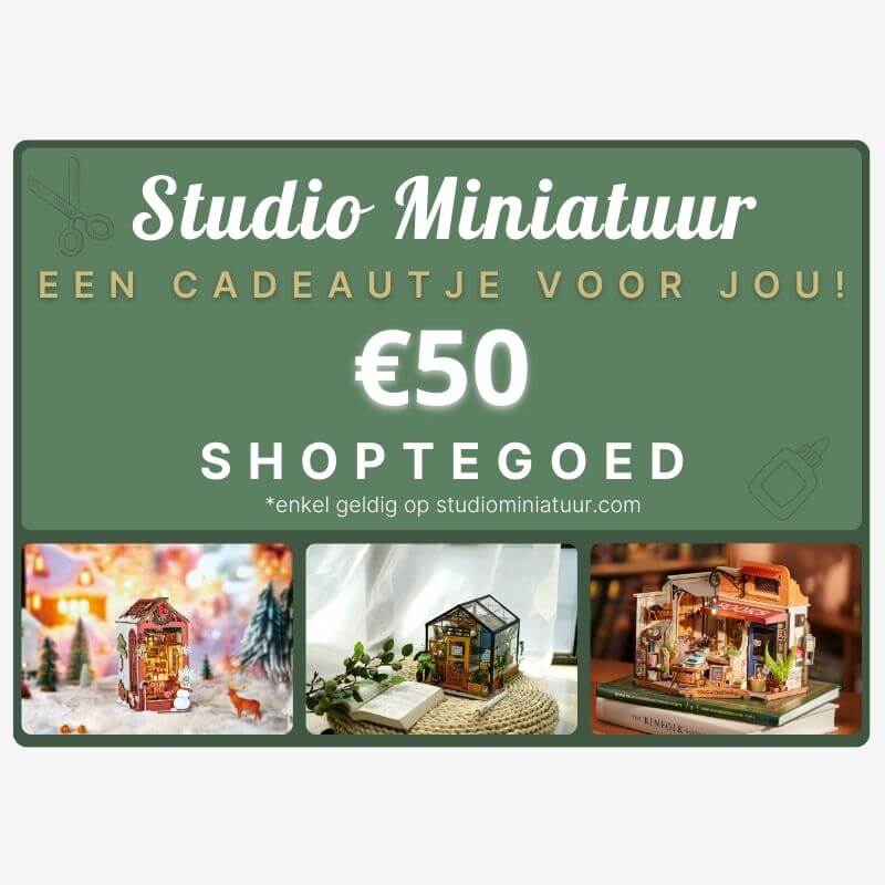 Studio Miniatuur Giftcard 50